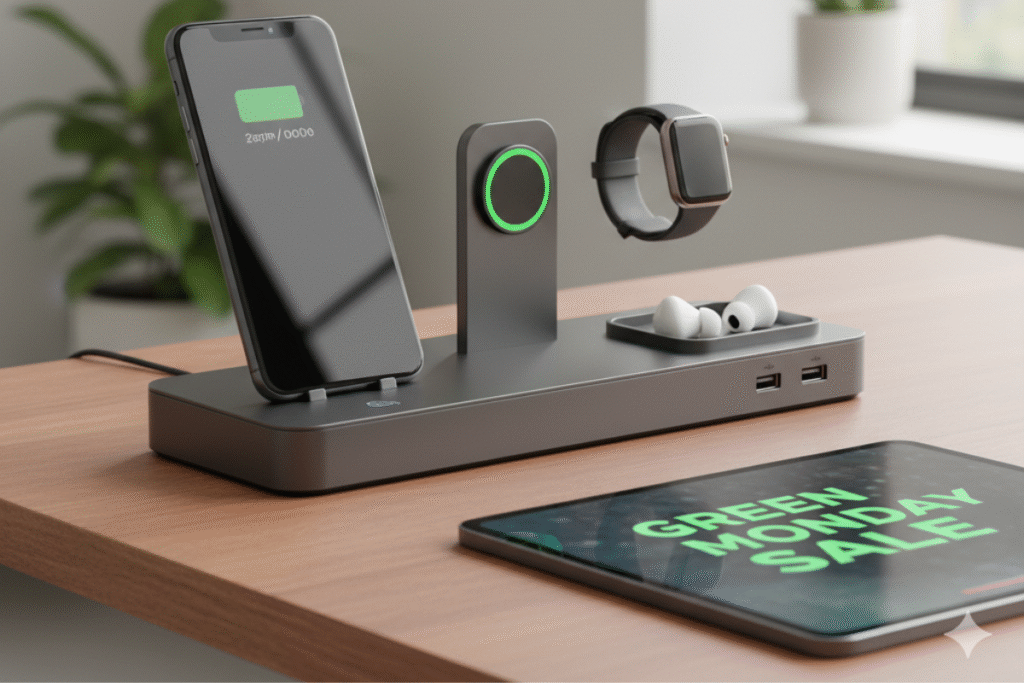 This 4-in-1 Charging Station Is Now an Extra 20% off for Green Monday charging station