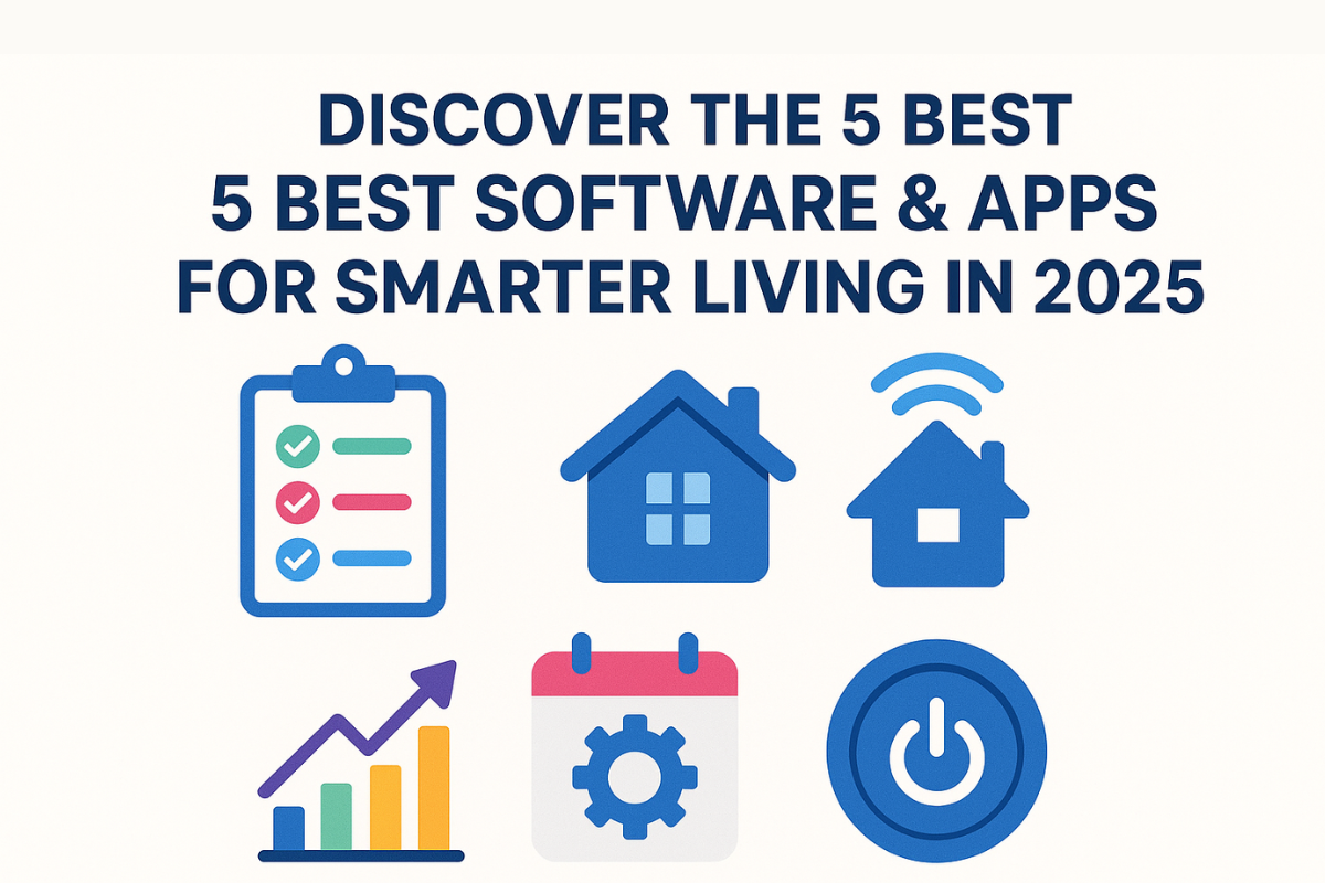 Discover the 5 Best Software & Apps for Smarter Living in 2025 smart apps